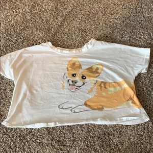 Corgi crop top